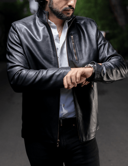 MOSVARTI chamarra chamarra modelo Ares color Negro mod Ares