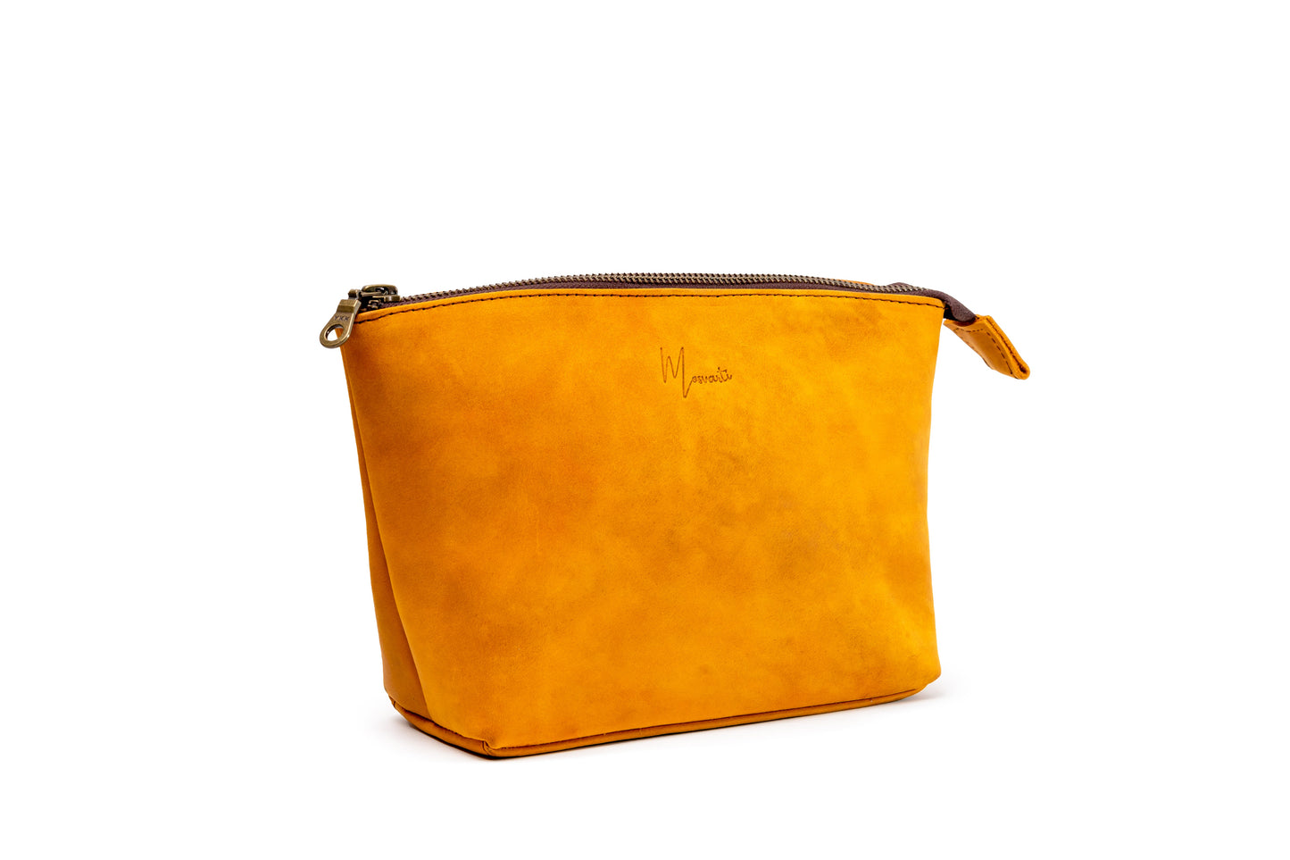 MOSVARTI Copia de Cosmetiquera 100% Piel Neceser Dama Para Accs. Berlin (Crazy Miel)