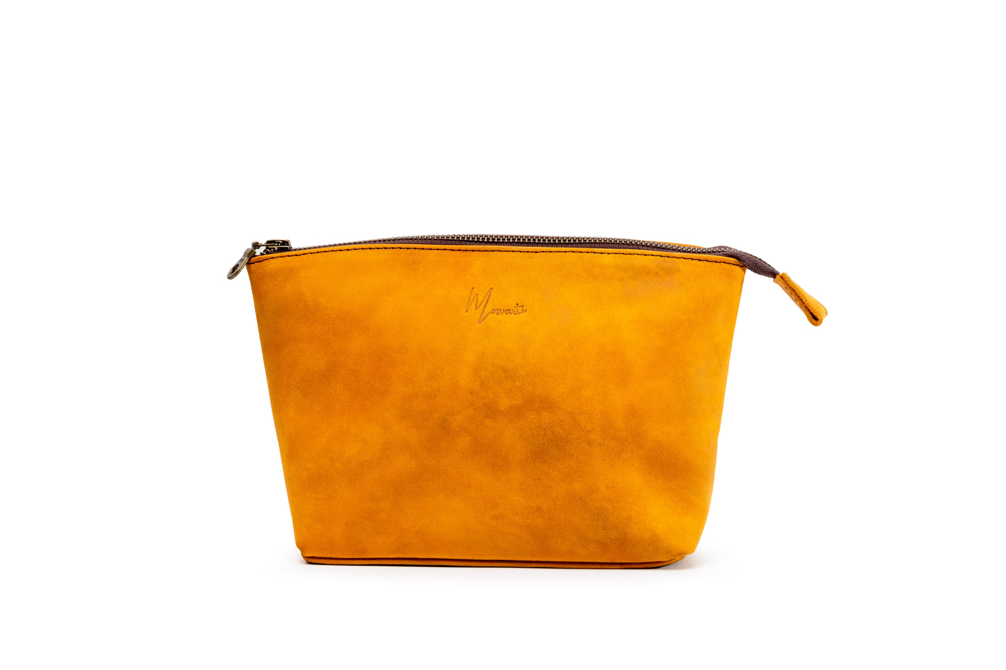 MOSVARTI Copia de Cosmetiquera 100% Piel Neceser Dama Para Accs. Berlin (Crazy Miel)