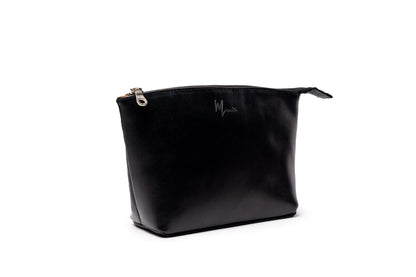 MOSVARTI Cosmetiquera 100% Piel Neceser Dama Para Accs. Berlin (Pull up negro)