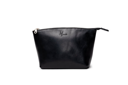 MOSVARTI Cosmetiquera 100% Piel Neceser Dama Para Accs. Berlin (Pull up negro)