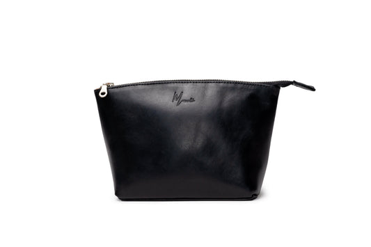 MOSVARTI Cosmetiquera 100% Piel Neceser Dama Para Accs. Berlin (Pull up negro)