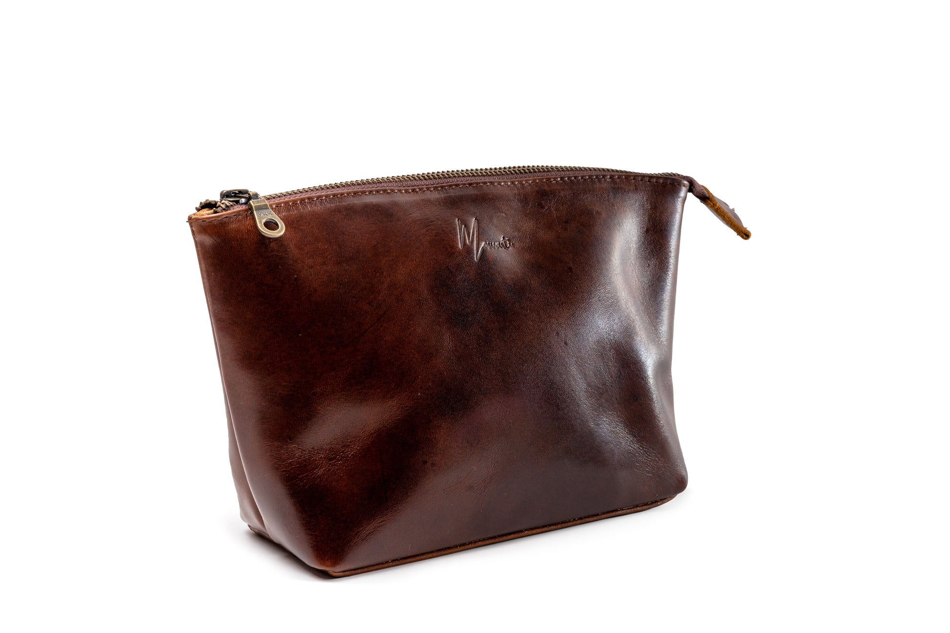 MOSVARTI Cosmetiquera 100% Piel Neceser Dama Para Accs. Berlin (Pull up Roble))