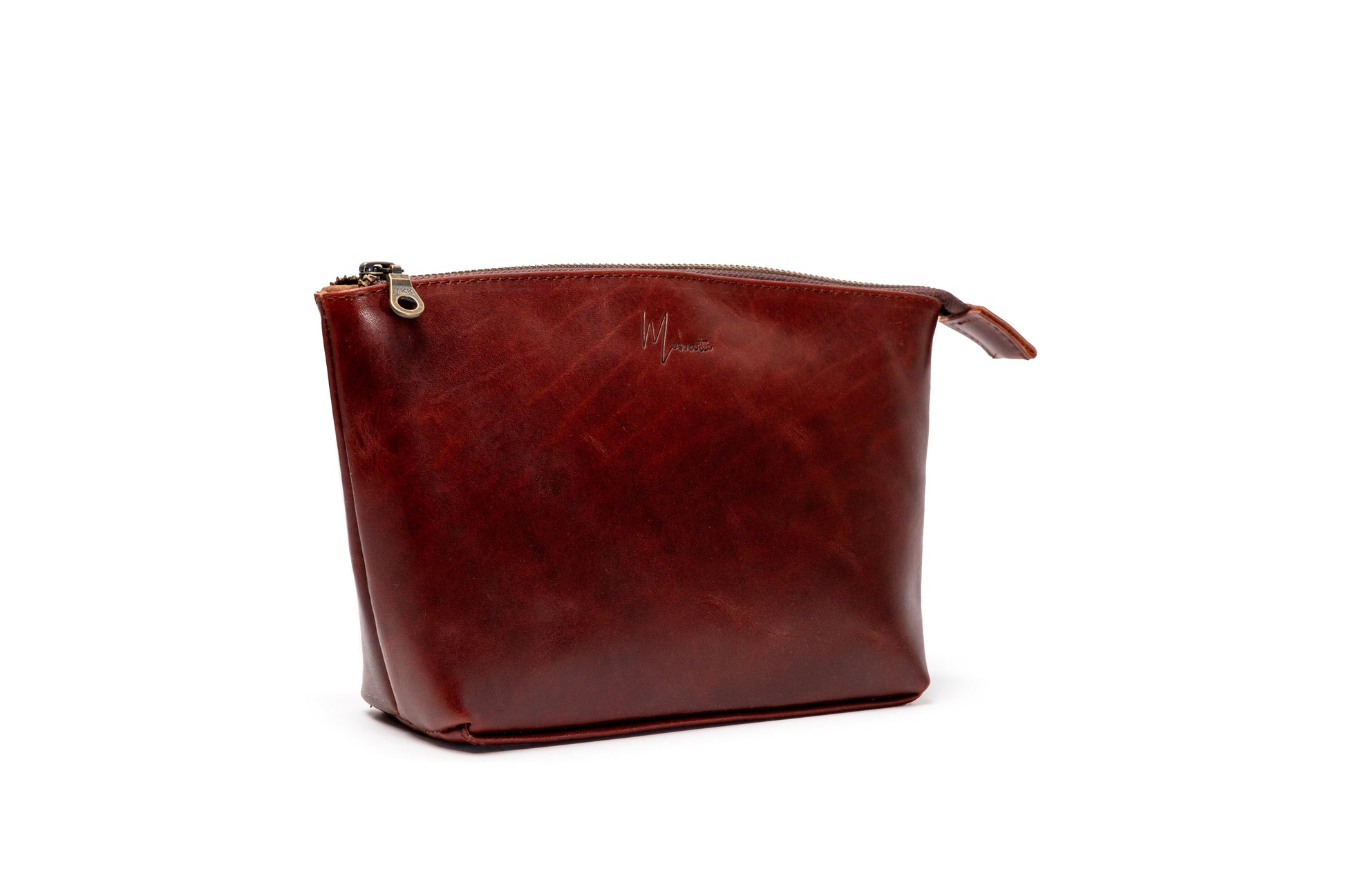 MOSVARTI Cosmetiquera 100% Piel Neceser Dama Para Accs. Berlin (Pull up Shedron)