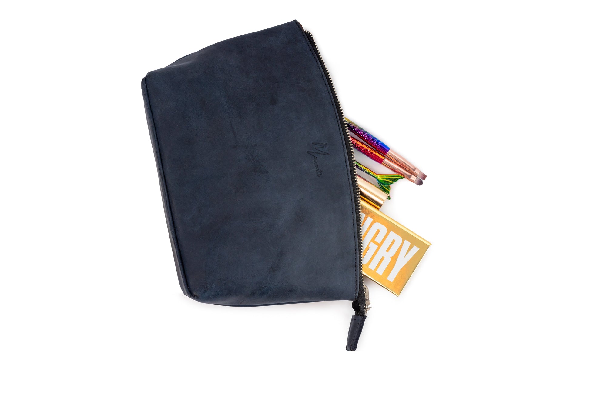 MOSVARTI Cosmetiquera 100% Piel Neceser Dama Para Accs. Berlin (Pull up Shedron)