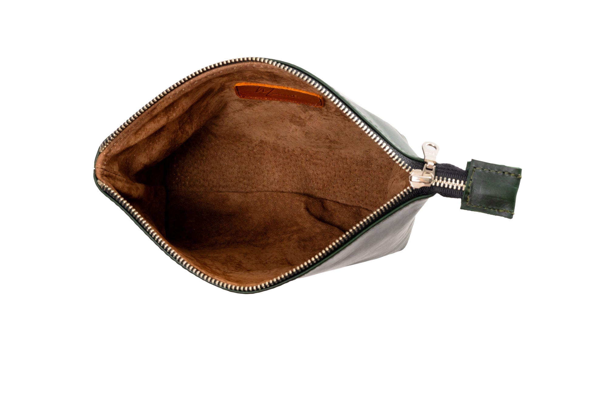 MOSVARTI Cosmetiquera 100% Piel Neceser Dama Para Accs. Berlin (Pull up Verde)