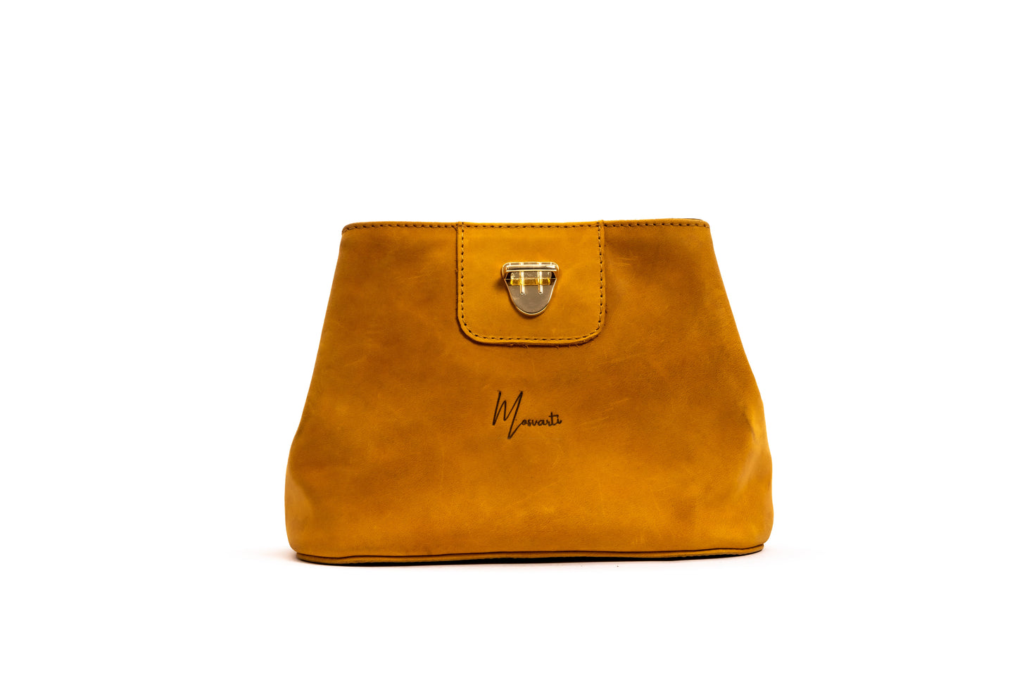 MOSVARTI Cosmetiquera 100% Piel Neceser Dama Para Accs. Mod Cosmopolitan (Crazy Miel)