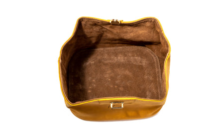 MOSVARTI Cosmetiquera 100% Piel Neceser Dama Para Accs. Mod Cosmopolitan (Pull Miel)