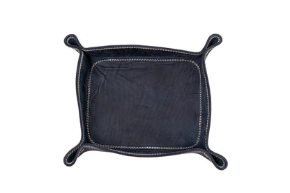 MOSVARTI guarda llaves Organizador de Cuero ó Guarda llaves (CRAZY AZUL)