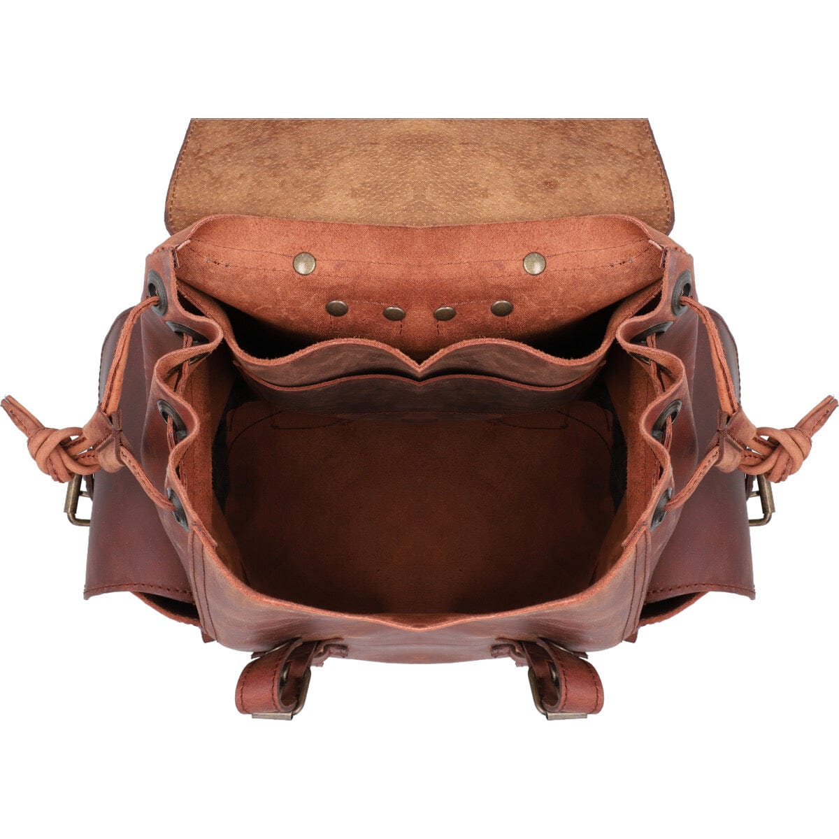 MOSVARTI Backpack Mod. Chicago Urban style cuero( crazy shedron)