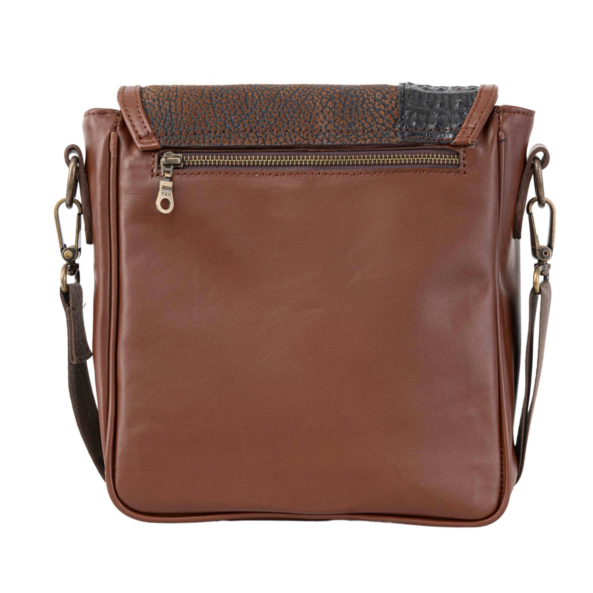 MOSVARTI Bandolera Caballero Mod. Búffalo. Frente Cuello De Toro /cocodrilo fuscus