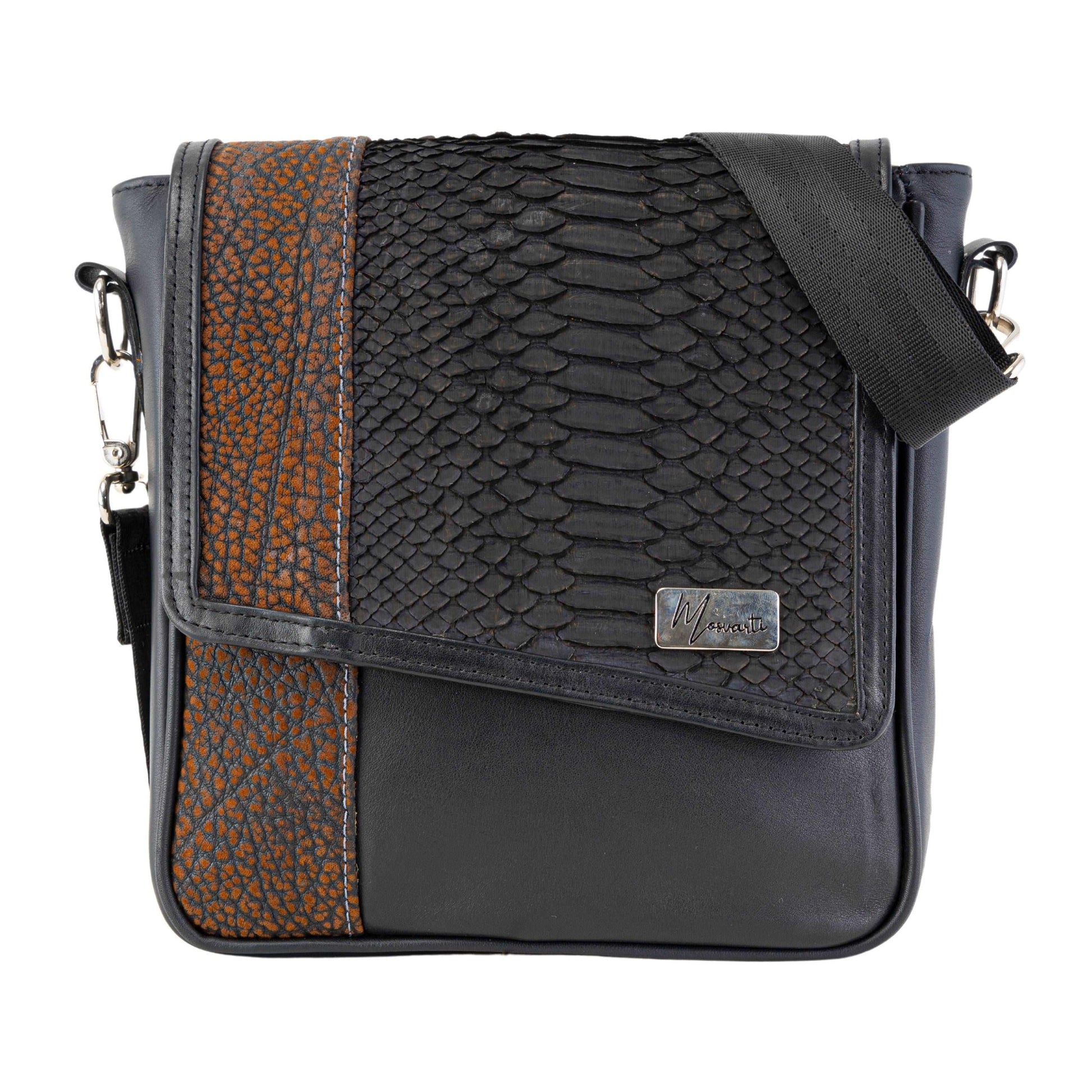 MOSVARTI Bandolera Caballero Mod. Búffalo / Piton Con Cuello De Toro