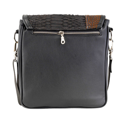 MOSVARTI Bandolera Caballero Mod. Búffalo / Piton Con Cuello De Toro