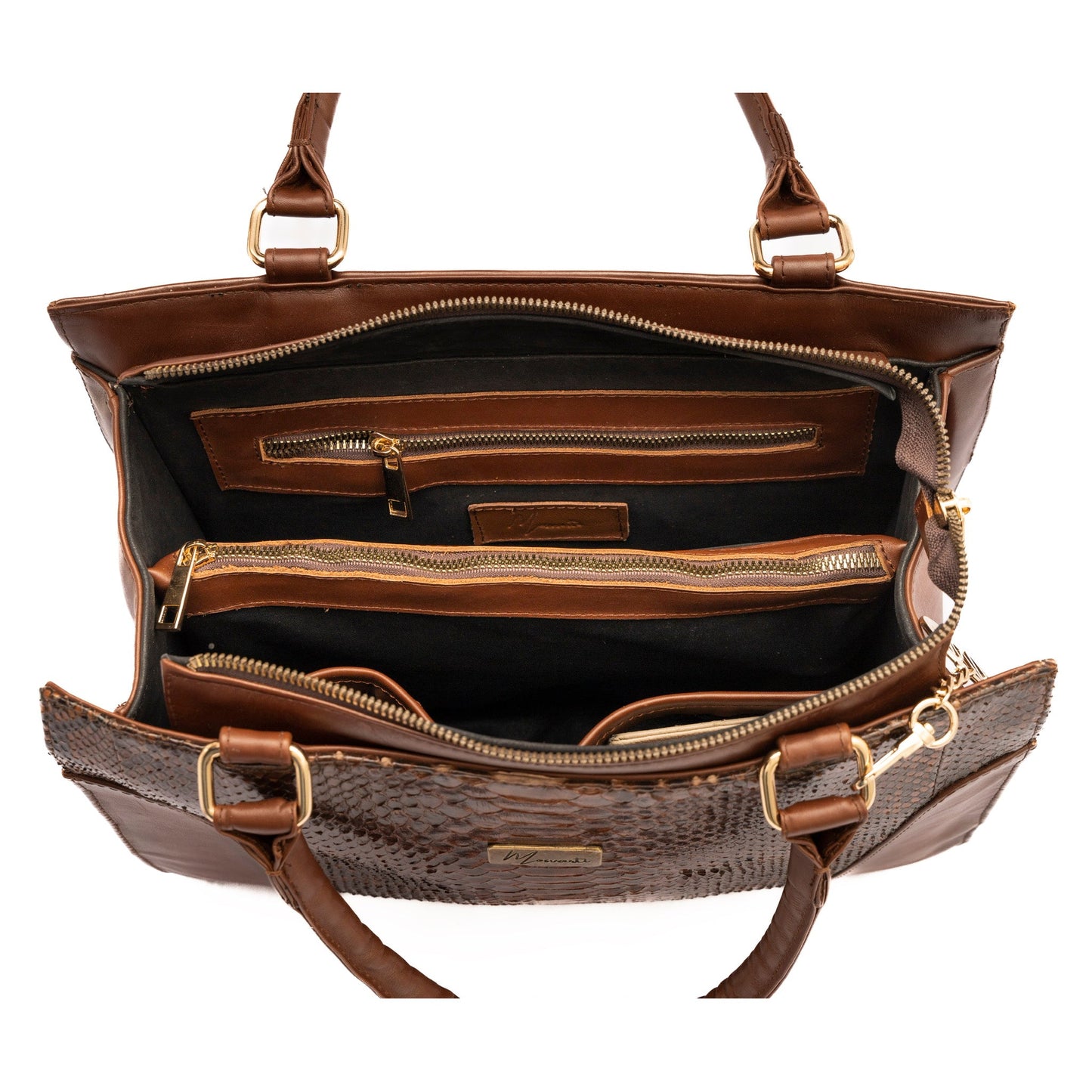 MOSVARTI Bolso Amazonas Dama   🐍 (Café)