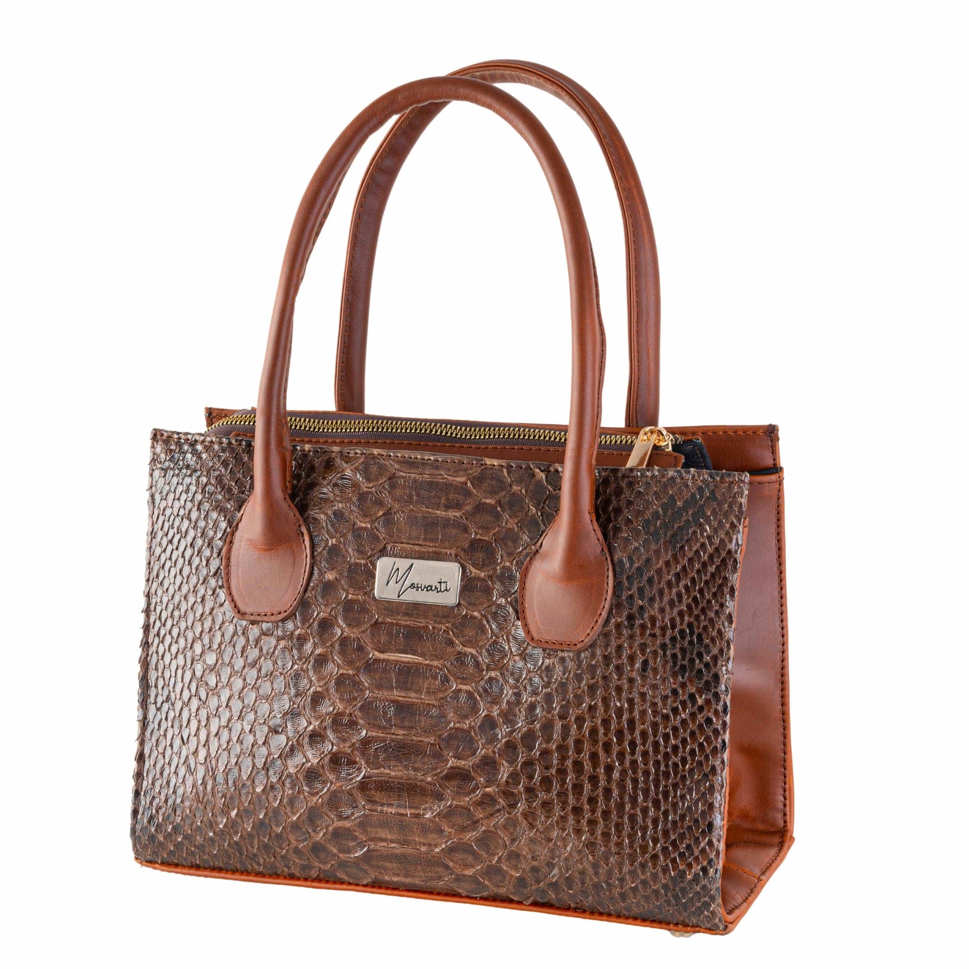 MOSVARTI Bolso Birkin Sensations (Piton Café Lustrado)
