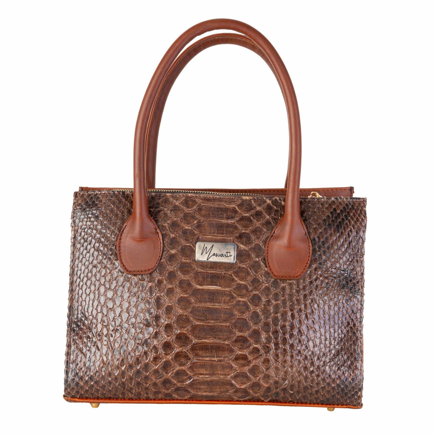 MOSVARTI Bolso Birkin Sensations (Piton Café Lustrado)