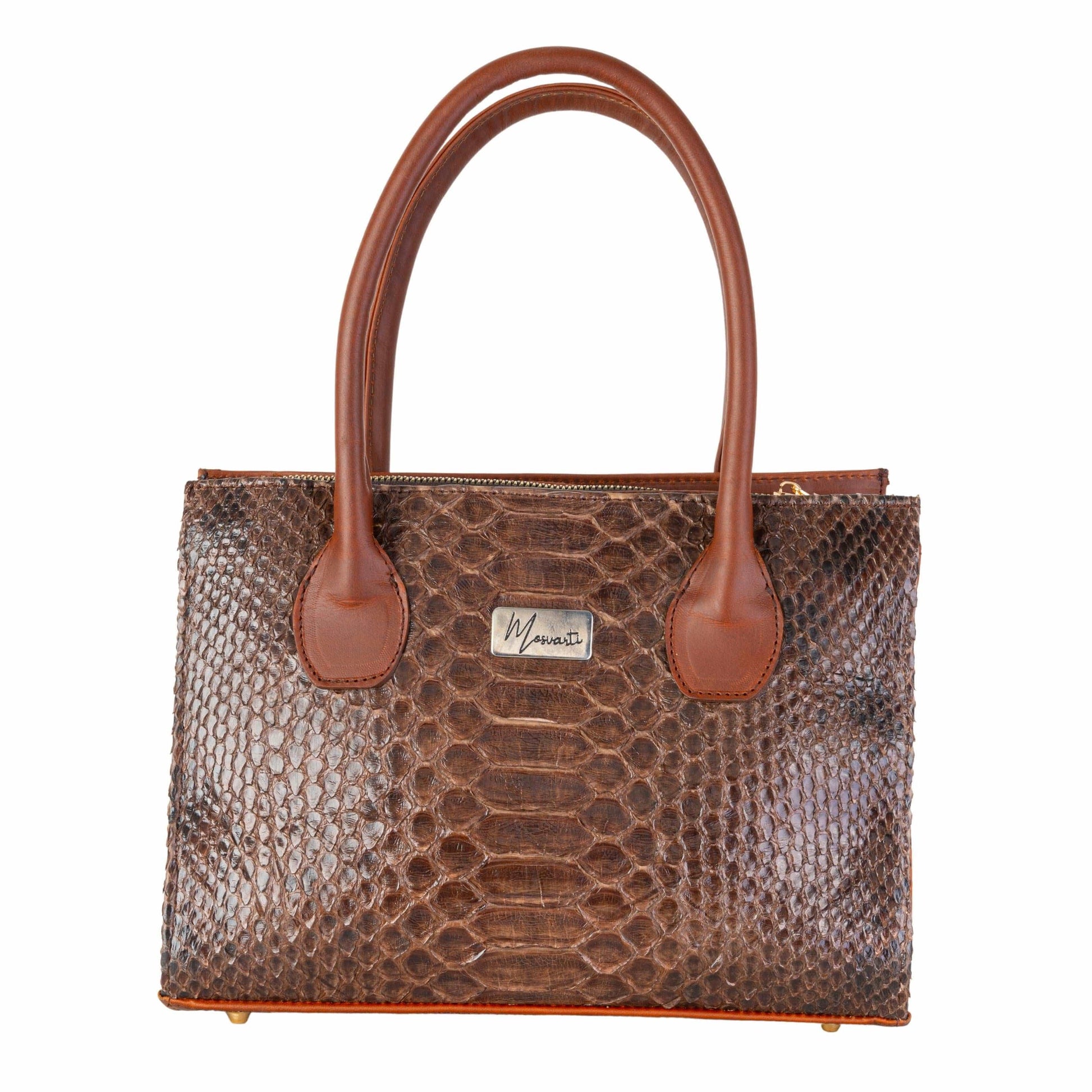 MOSVARTI Bolso Birkin Sensations (Piton Café Lustrado)