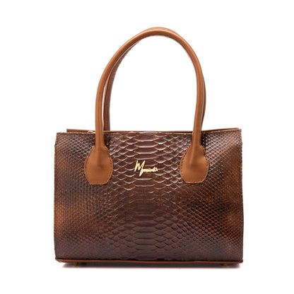 MOSVARTI Bolso Birkin Sensations (Piton Café Lustrado)