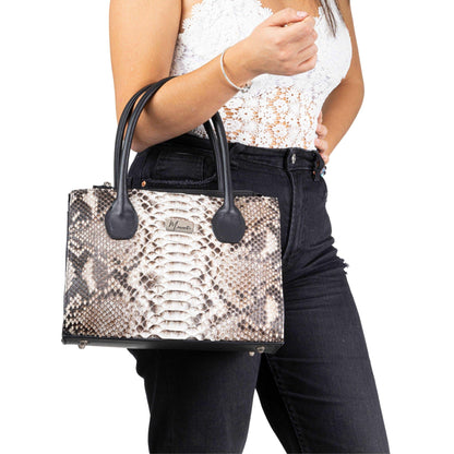 MOSVARTI Bolso Birkin Sensations (Pitón Natural)