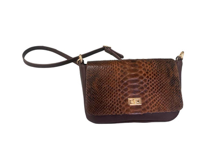 MOSVARTI Bolso Crossbody  Sensation Pitón Café