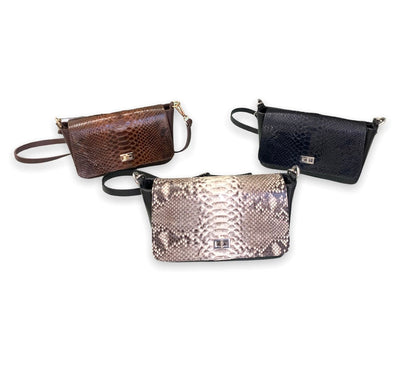 MOSVARTI Bolso Crossbody  Sensation Pitón Negro