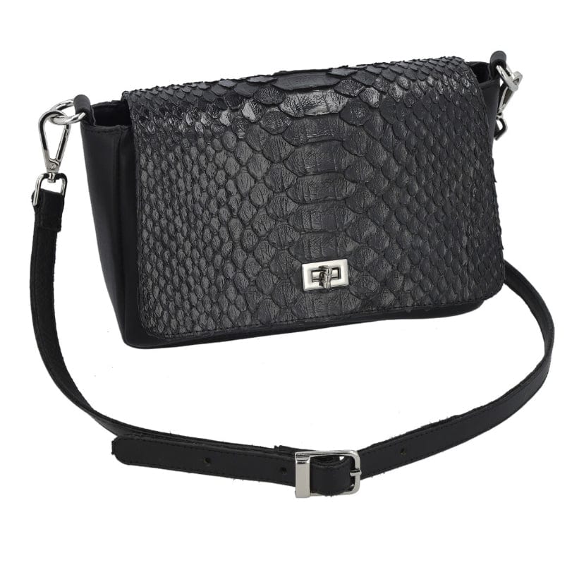 MOSVARTI Bolso Crossbody  Sensation Pitón Negro