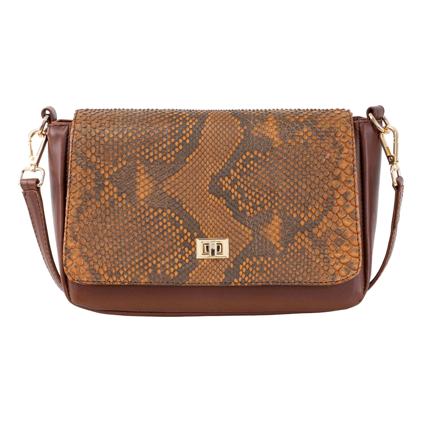 MOSVARTI Bolso Crossbody  Sensation Pitón Paja