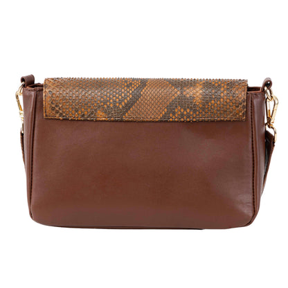 MOSVARTI Bolso Crossbody  Sensation Pitón Paja