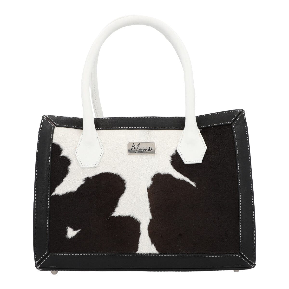MOSVARTI Bolso Estilo Birkin Bovino pelo Mod. Manhattan