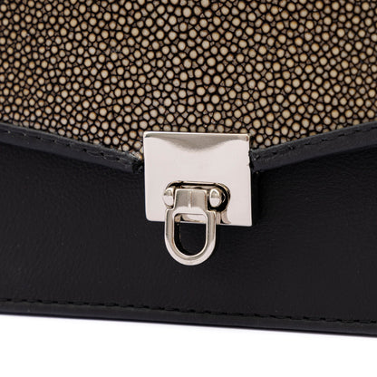 MOSVARTI Bolso estilo Cross body Mod Marruecos (Mantarraya Pulida )