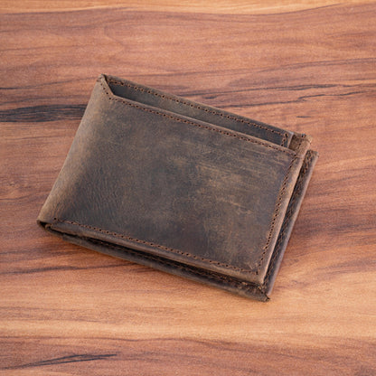 MOSVARTI Cartera caballero con tarjetero Desmontable Mod. ROMA (Crazy Café)