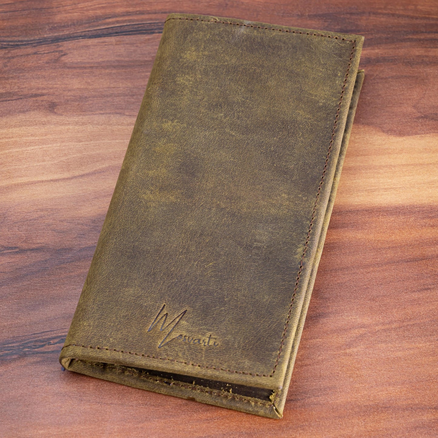 MOSVARTI Cartera Larga estilo Empresarial Mod. Monaco (crazy tang)