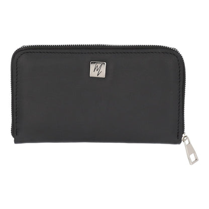 MOSVARTI Cartera para Dama en Piel Genuina de Pitón (Natural)