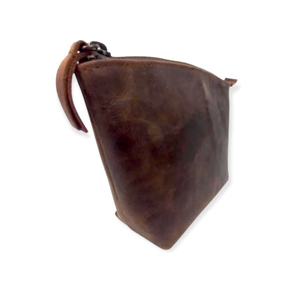 MOSVARTI Cosmetiquera 100% Piel Neceser Dama Para Accs. Berlin (Crazy Café)