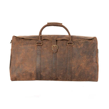 MOSVARTI Maletas Maleta mod Goliat Piel Genuina  con Gps (Crazy Café )