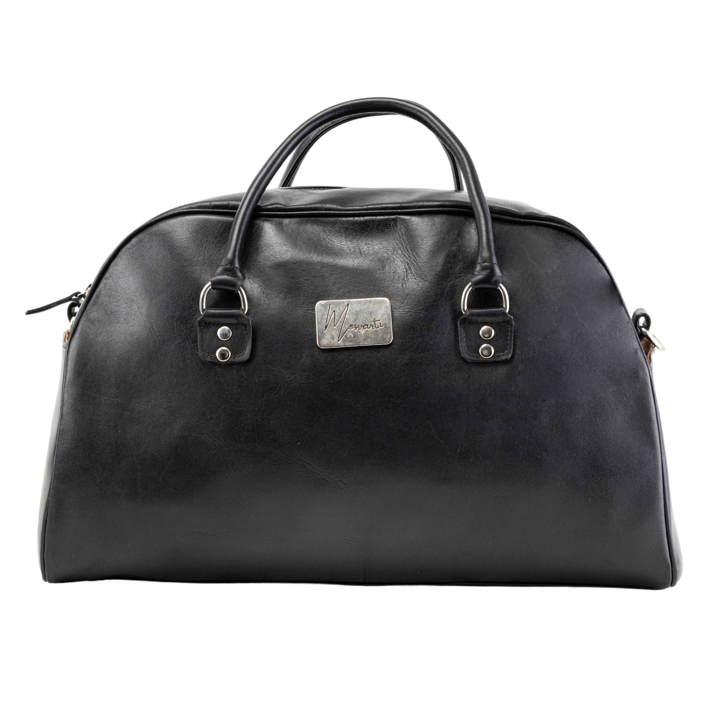 MOSVARTI Maletas Maleta Piel Genuina Elegante mod. Paris (pull up negra )