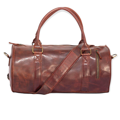 MOSVARTI Maletas Maleta Piel Genuina Mod. Duffle London Gym (Pull up Crazy Shedron )