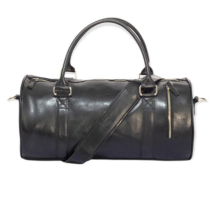 MOSVARTI Maletas Maleta Piel Genuina Mod. Duffle London Gym (pull up Negro)