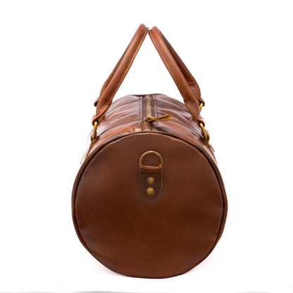 MOSVARTI Maletas Maleta Piel Genuina Mod. Duffle London Gym (Pull up Roble )