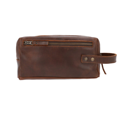 Mosvarti Neceser Sobaquera Piel Genuina Caballero Mod. España  (Pull up Roble)