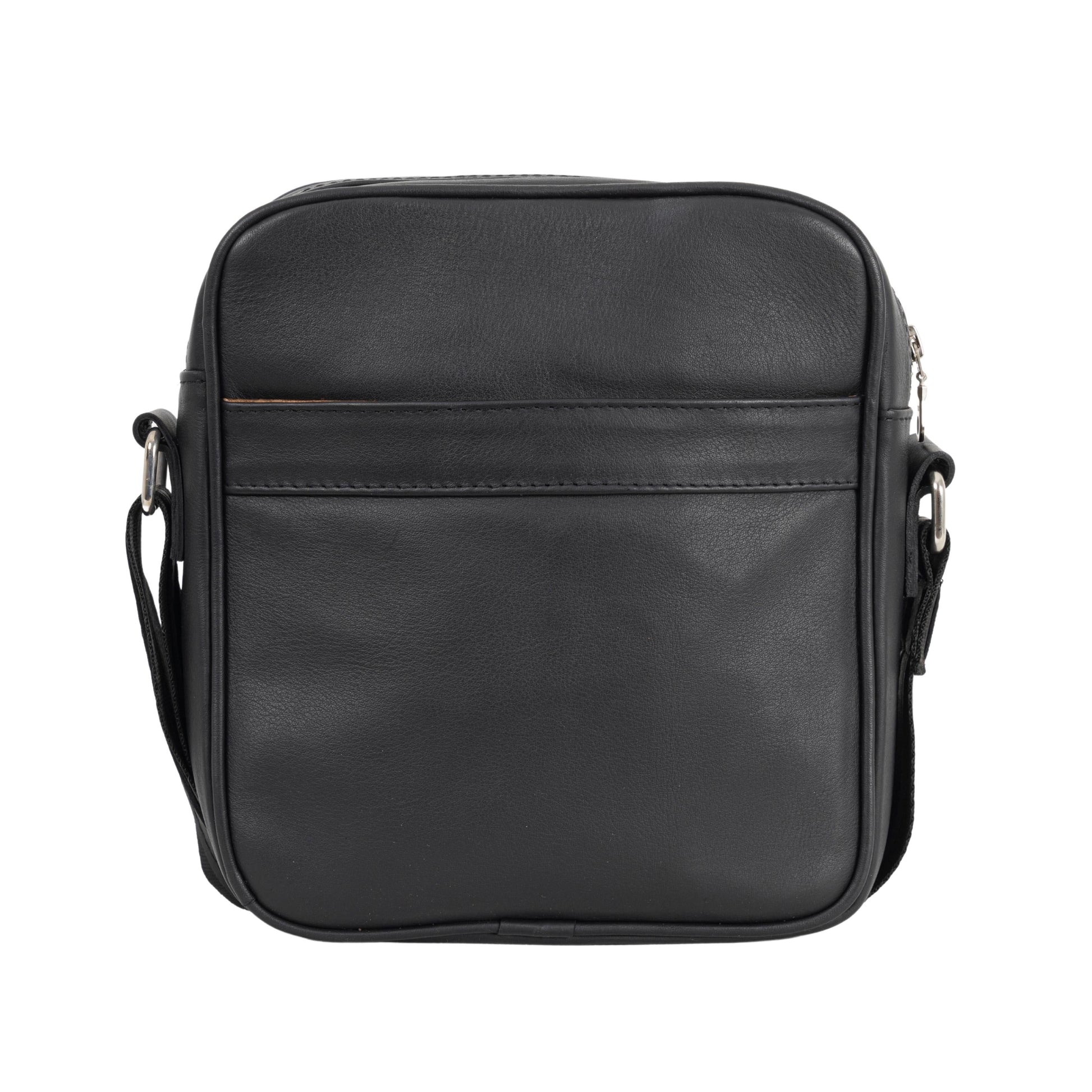 MOSVARTI Poncheras Copia de Bandolera Caballero Mod. India  Piel Bovino/Cuello De Toro Negro