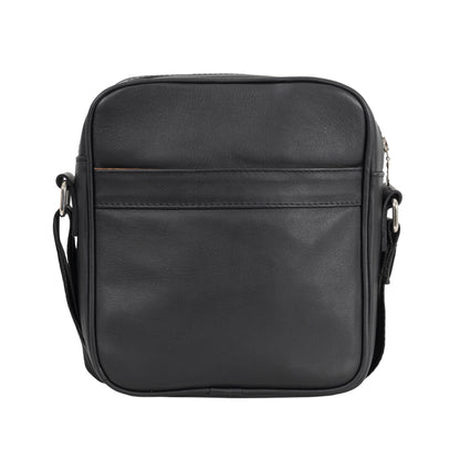 MOSVARTI Poncheras Copia de Bandolera Caballero Mod. India  Piel Bovino/Cuello De Toro Negro